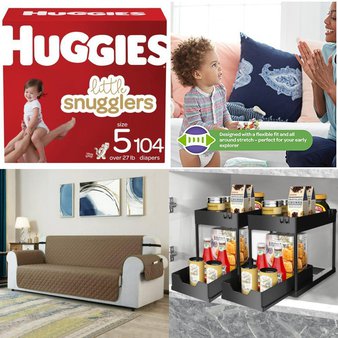 1 Pallets – 56 Pcs – New Diapers & Wipes, Kitchen & Dining – New and New Damaged Box – Walmart