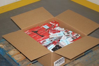 4 Boxes – 220 Pcs – Hand Tools, Tool Accessories – Untested Customer Returns – Milwaukee, Builders World Wholesale Distribution, Empire Level Mfg. Corp., Milwaukee Accessory