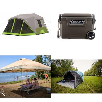 Pallet – 17 Pcs – Camping & Hiking – Customer Returns – Coleman, Slumberjack, Ozark Trail, Igloo