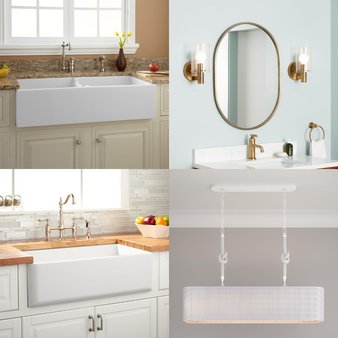 Pallet – 11 Pcs – Kitchen & Bath Fixtures, Hardware – Open Box Like New – Signature Hardware