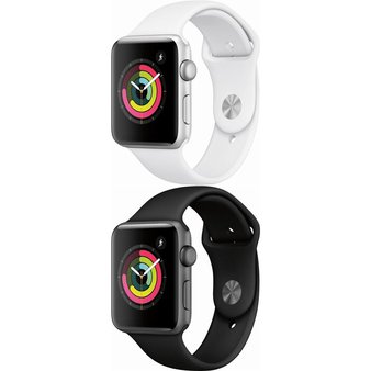 5 Pcs – Apple Watch – Series 3 – 42MM – Refurbished (GRADE A) – Models: MTF22LL/A, MTF32LL/A