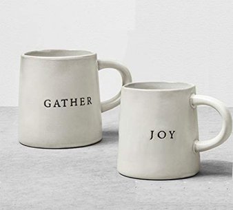 28 Pcs – Hearth & Hand with Magnolia Gather Stoneware Mugs, 1 Ct – New, Open Box Like New, Like New – Retail Ready