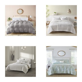 3 Pallets – 611 Pcs – Rugs & Mats, Curtains & Window Coverings, Sheets, Pillowcases & Bed Skirts, Bedding Sets – Mixed Conditions – Unmanifested Home, Window, and Rugs, Madison Park, Regal Home Collections, Inc., Asstd National Brand