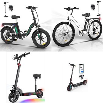 Pallet – 9 Pcs – Cycling & Bicycles, Powered, Unsorted, Patio – Customer Returns – Colorway, EVERCROSS, SANOPY, SEGMART
