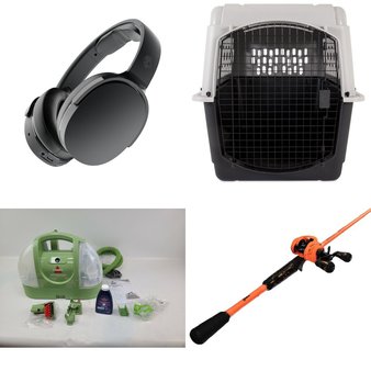 Pallet – 72 Pcs – Cases, Other, Fishing & Wildlife, In Ear Headphones – Overstock – onn., Bower, Lew’s, Emerson Radio