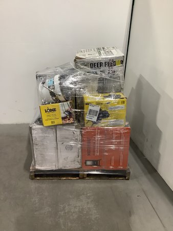 12 Pallets – 156 Pcs – NOT FUNCTIONAL/NOT WORKING/OR MISSING PARTS – Grills & Outdoor Cooking, Fishing & Wildlife, Hunting, Camping & Hiking (Assume NOTHING Works) – Walmart