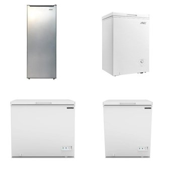 Flash Sale! 3 Pallets – 12 Pcs – Refrigerators, Freezers, Heaters – Untested Customer Returns – Frigidaire, Galanz