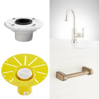 Pallet – 171 Pcs – Kitchen & Bath Fixtures, Bathroom – Open Box Like New – Signature Hardware, WEBANG