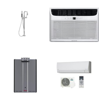 Pallet – 9 Pcs – Hardware, Air Conditioners, Accessories, Refrigerators – Customer Returns – Frigidaire, Zoeller, Kohler, Panasonic