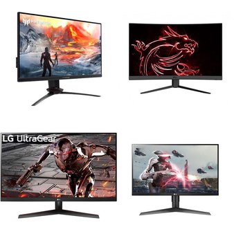 Pallet – 41 Pcs – Monitors, Powered, DVD & Blu-ray Players – Damaged / Missing Parts / Tested NOT WORKING – ACER, LG, Samsung, MSI
