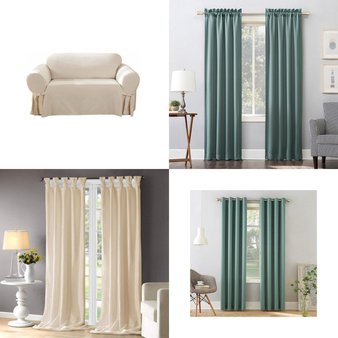 Pallet – 253 Pcs – Curtains & Window Coverings, Underwear, Intimates, Sleepwear & Socks, Bath, Other – Mixed Conditions – Sun Zero, French Toast, Eclipse, Unmanifested Bedding