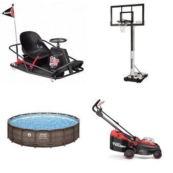 6 Pallets – 27 Pcs – Trimmers & Edgers, Vehicles, Camping & Hiking – Untested Customer Returns – Walmart