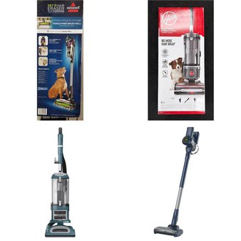 Pallet – 11 Pcs – Vacuums – Damaged / Missing Parts / Tested NOT WORKING – Tineco, Hoover, Bissell, Shark