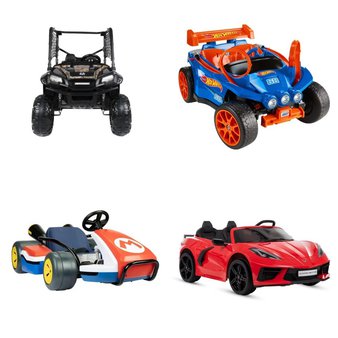 Flash Sale! 6 Pallets – 19 Pcs – Vehicles, Outdoor Sports, Cycling & Bicycles, Powered – Untested Customer Returns – Realtree, Razor, Huffy, Mattel