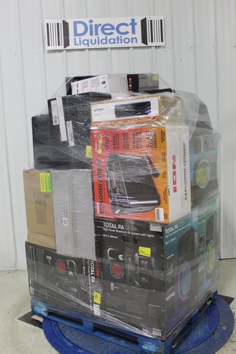 Pallet – 21 Pcs – Portable Speakers, Receivers, CD Players, Turntables – Tested NOT WORKING – Ion, Blackweb, Sony, Vivitar