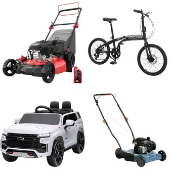 Pallet – 6 Pcs – Mowers, Vehicles, Unsorted, Patio – Customer Returns – Sesslife, PowerSmart, SENIX, Asstd National Brand