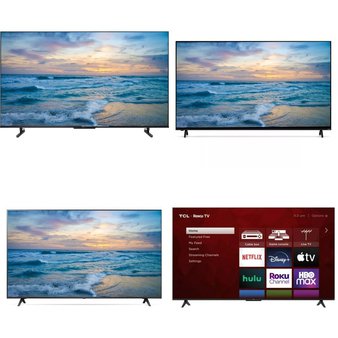 Pallet – 10 Pcs – LED & LCD – Damaged / Missing Parts / Tested NOT WORKING – Onn, VIZIO, TCL, Samsung