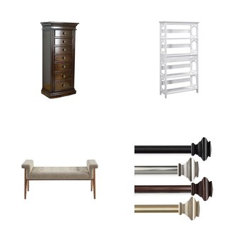 3 Pallets – 77 Pcs – Kitchen & Dining, Curtains & Window Coverings, Decor, Toasters & Ovens – Like New or New Customer Returns – JC Penney