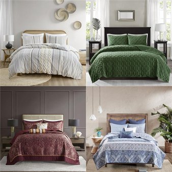 Pallet – 37 Pcs – Bedding Sets – Like New – Private Label Home Goods, Madison Park, Home Essence, Beatrice Home Fashions