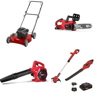 Pallet – 8 Pcs – Mowers, Leaf Blowers & Vaccums – Customer Returns – Hyper Tough