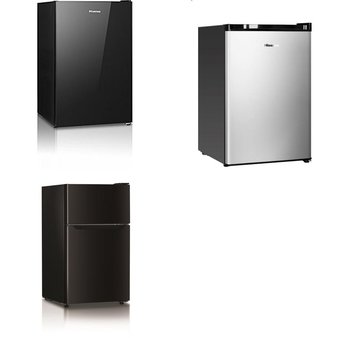 Pallet – 8 Pcs – Bar Refrigerators & Water Coolers – Customer Returns – HISENSE