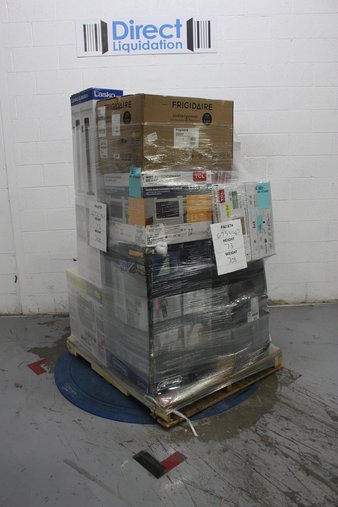 Pallet – 13 Pcs – Air Conditioners, Heaters – Customer Returns – TCL, Lasko, Midea, Frigidaire