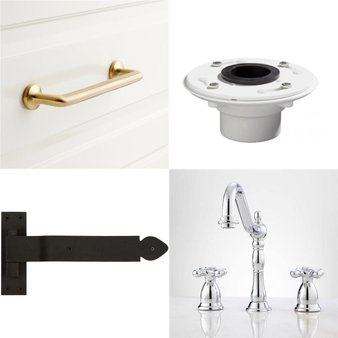 Flash Sale! Pallet – 140 Pcs – Hardware, Bath, Kitchen & Bath Fixtures, Decor – Open Box Like New – Signature Hardware