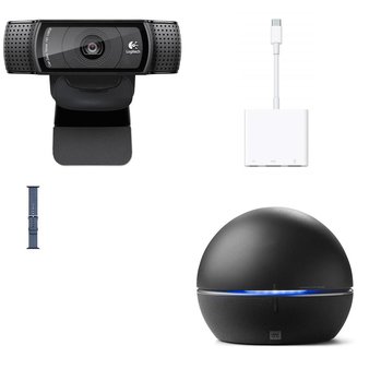 200 Pcs – Electronics & Accessories – Used, Like New, Open Box Like New – Retail Ready – Apple, Logitech, Blackweb, One For All
