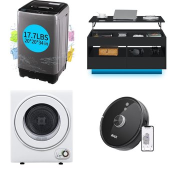 Pallet – 13 Pcs – Luggage, Unsorted, Laundry, Living Room – Customer Returns – Travelhouse, Zimtown, Hommpa, Rove