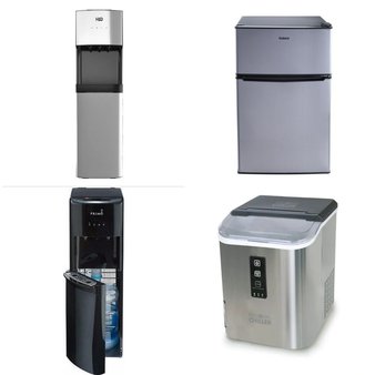 Pallet – 12 Pcs – Bar Refrigerators & Water Coolers, Refrigerators, Ice Makers, Freezers – Customer Returns – Igloo, Primo Water, Primo, H2O