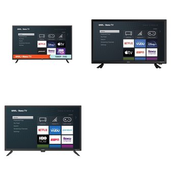 1 Pallet – 52 Pcs – Refurbished TVs – LED & LCD – Walmart