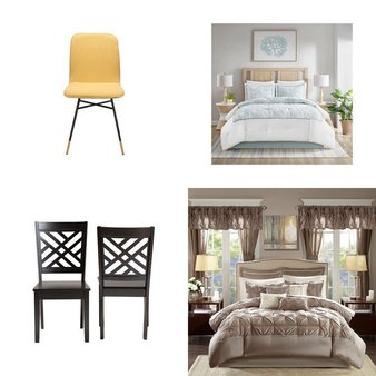 6 Pallets – 274 Pcs – Womens, Curtains & Window Coverings, Bedding Sets, Kitchen & Dining – Mixed Conditions – Unmanifested Home, Window, and Rugs, Journee Collection, Easy Street, Madison Park
