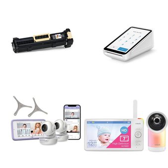 Pallet – 205 Pcs – Blu-ray Discs, Baby Monitors, Powered, Office Supplies – Open Box Customer Returns – VTECH, Lionsgate Home Entertainment, Sony Pictures Home Entertainment, Spark Create Imagine