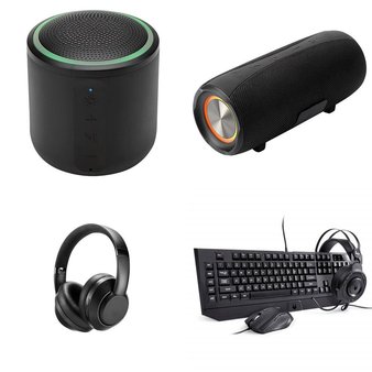 Pallet – 596 Pcs – Portable Speakers, Internal/External Storage, Other, Keyboards & Mice – Open Box Customer Returns – Blackweb, onn., Indigi, Safety 1st
