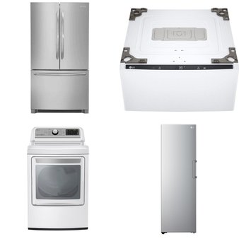 4 Pcs – Laundry – New – LG, Frigidaire