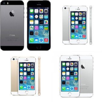 5 Pcs – Apple iPhone 5S – Refurbished (GRADE B – Unlocked) – Models: ME343LL/A, A1533 CRC, ME350LL/A, ME372LL/A