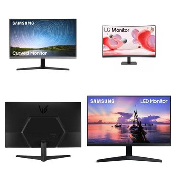 6 Pallets – 139 Pcs – Monitors – Customer Returns – Onn, LG, ACER, Samsung