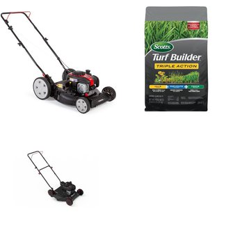 Pallet – 4 Pcs – Mowers, Other – Customer Returns – Hyper Tough, Scotts, Black Max