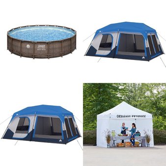 6 Pallets – 107 Pcs – Camping & Hiking, Pools & Water Fun, Unsorted – Customer Returns – Ozark Trail, Coleman, Ozark, The Coleman Company, Inc.