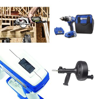 Fully Manifested Pallet – 87 Pcs – Power Tools – Home Improvement (Lowe’s) – Untouched Customer Returns – Kobalt, Metabo HPT, Rockwell, Craftsman
