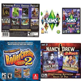 20 Pcs – Computer Software – New – Legacy Games, UIE, Her Interactive, EA Games