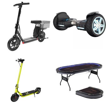 12 Pallets – 156 Pcs – Powered, Outdoor Play, Trampolines, Vehicles, Trains & RC – Customer Returns – Razor, Razor Power Core, Play Day, Hover-1