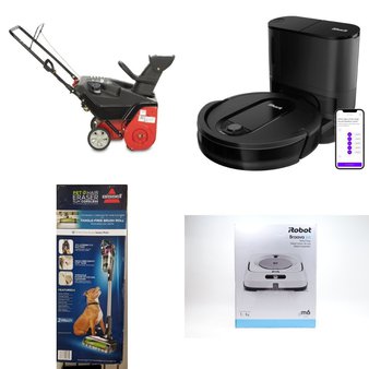 Pallet – 27 Pcs – Vacuums, Power – Damaged / Missing Parts / Tested NOT WORKING – Schumacher, Tineco, Shark, Hoover