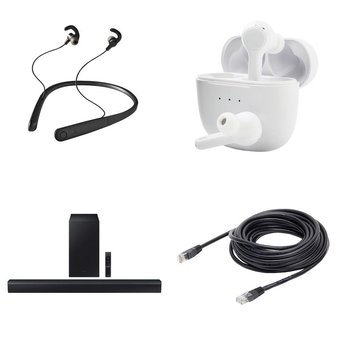 Pallet – 42 Pcs – In Ear Headphones, Speakers, Networking, Receivers, CD Players, Turntables – Customer Returns – Onn, onn., Samsung, LVLUP