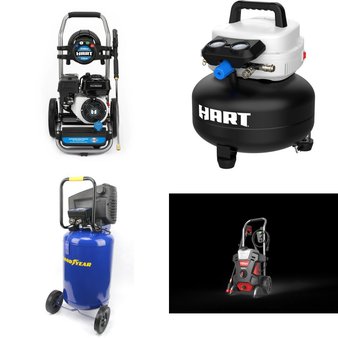 Flash Sale! 3 Pallets – 30 Pcs – Fireplaces, Power Tools, Pressure Washers, Hand Tools – Untested Customer Returns – Better Homes & Gardens, Hart, Goodyear