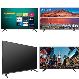 1 Pallet – 18 Pcs – TVs – Tested Not Working (Cracked Display) – RCA, onn., HISENSE, TCL