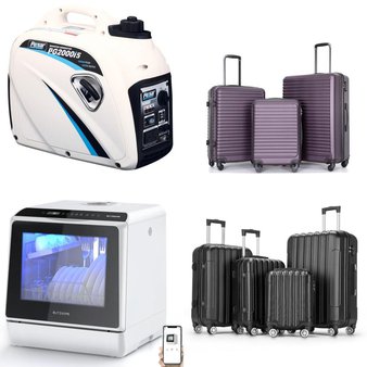 Pallet – 14 Pcs – Luggage, Dishwashers, Hardware, Fans – Customer Returns – Zimtown, Travelhouse, BlitzHome, Pulsar Products, Inc.