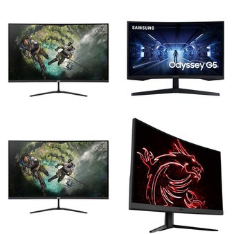 Pallet – 20 Pcs – Monitors – Damaged / Missing Parts / Tested NOT WORKING – Samsung, MSI, ACER, HP