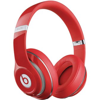 6 Pcs – Beats by Dr. Dre Studio 2.0 Red Over Ear Headphones MH7V2AM/A – Refurbished (GRADE A)