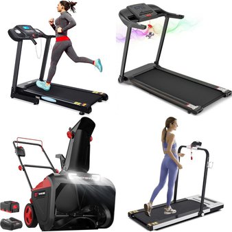 Pallet – 10 Pcs – Exercise & Fitness, Powered, Snow Removal, Floor Care – Customer Returns – MaxKare, EVERCROSS, PowerSmart, Schenley